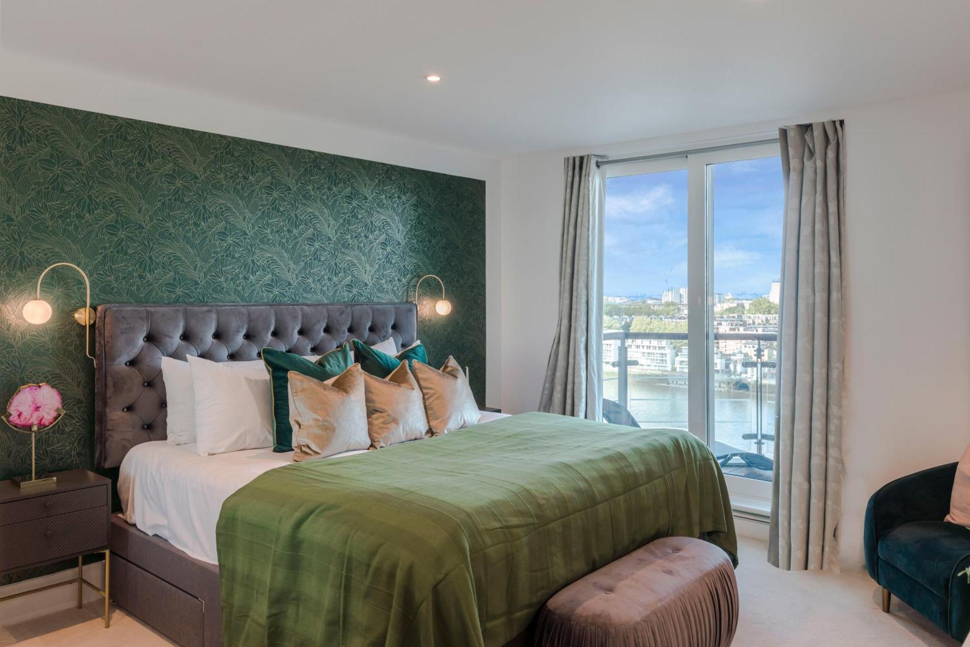 Best Thames View In Town! Large Luxxe Nomad Design Family Home Londres Quarto foto